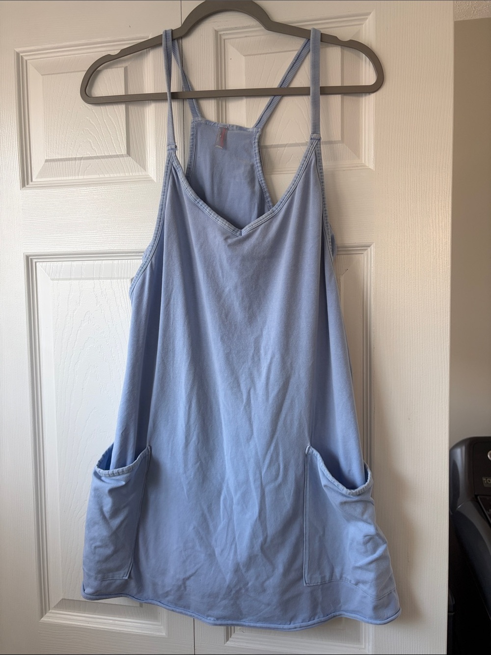 Free People movement Light Blue Women's Pocket Tank Dress - Brand Unspecified